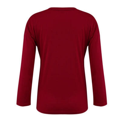 

US Stock New Fashion Womens Loose Long Sleeve Tops Blouse Casual Leopard T-Shirt