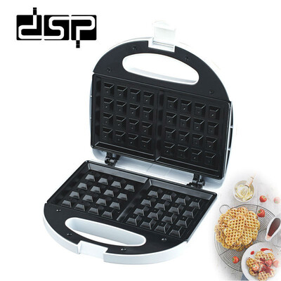 

DSP Cooking Appliances Waffle Makers Donut Machine 4-Piece Breakfast Sandwich Machine 750W 220-240V