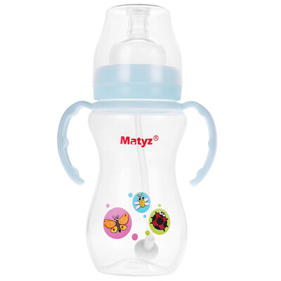 

Mattel Matyz Wide Caliber PP Automatic Bottle Baby Bottle 260ML MZ-0614 Blue Newborn