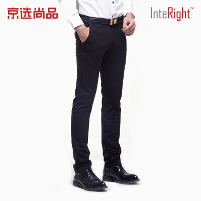 

Beijing selected products × INTERIGHT INTERIGHT four-sided bomb mens business casual pants black 34 yards