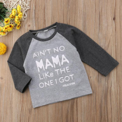 

Toddler Infant Kid Baby Boys Cotton Clothes O Neck Tops T-shirt Blouse Shirt Tee