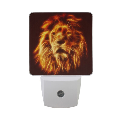 

ALAZA LED Night Light With Smart Dusk To Dawn SensorAbstract Art Background Hand Painted Plug In Night Light