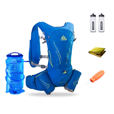 

AONIJIE Hydration Vest Running Water Pack Vest Marathon Hydration Backpack Extra Water Bottle Emergency Blanket Whistle 2L Water B