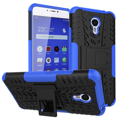 

MOONCASE Meilan Note 3 Дело Встроенная Броня Kickstand Hybrid Case Съемное 2 в 1 Противоударно Жесткий Прочный крышка чехол двухслойный для Meizu Meilan Note 3