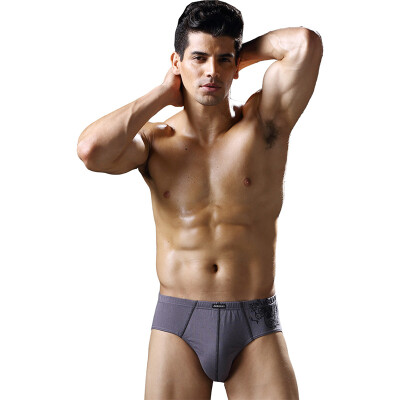 

Jianjiang 2 Pairs Men's Comfortable Brief Underwear Cotton