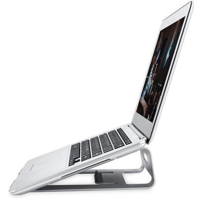 

Arrow Bujian Z1 aluminum alloy notebook radiator bracket MacBook Apple laptop bracket silver