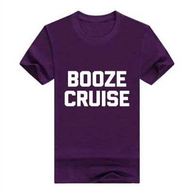 

Booze Cruise Men T-Shirt Funny Saying Sarcastic Novelty Humor