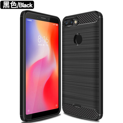 

Fivice XIAOMI Redmi MI 6 case Brushed carbon fiber silicone anti-fall soft shell phone case