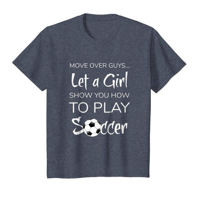 

Cool Girl Soccer T-shirt - Fun Football Gift for Players