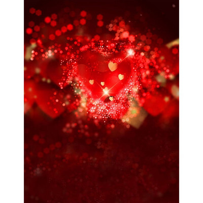

Big Red Heart Photo Backdrop 57FT Vinyl Fabric Cloth Digital Printing Photo Background s-2294