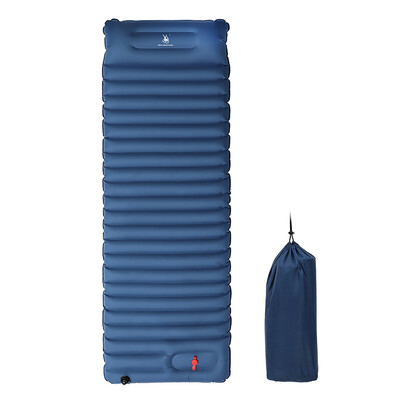 

Inflatable Sleeping Pad Outdoor Camping Mattress with Pillow Built-in Pump for Hiking Backpacking Mountaineering