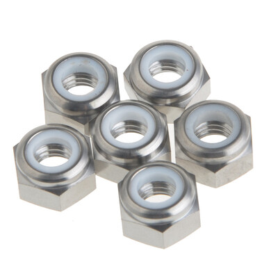 

Wanyifa M8 Titanium Ti Nylon lock Sprocket Flange Nuts MTB Bicycle Motorcycle pack of 6