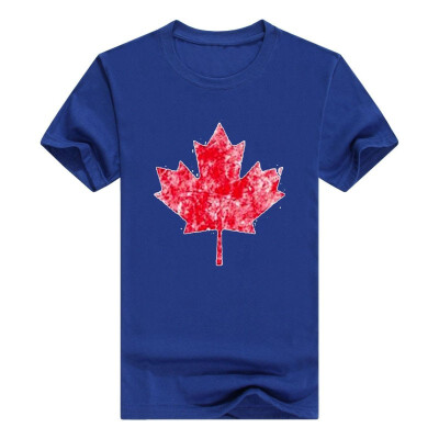 

Canadian Maple Leaf Distressed Vintage Basic Cotton T-Shirt