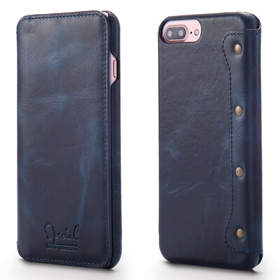 

New iPhone8 Mobile Phone Case Samsung S9Plus Wallet Card Card Flip Leather Case