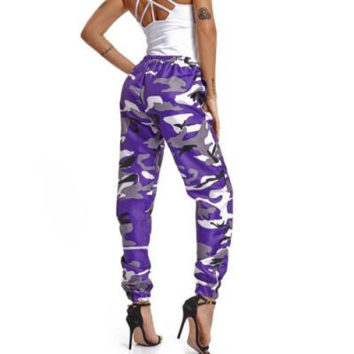 

UK STOCK Womens Camo Cargo Trousers Pants Military Army Combat Camouflage Jeans