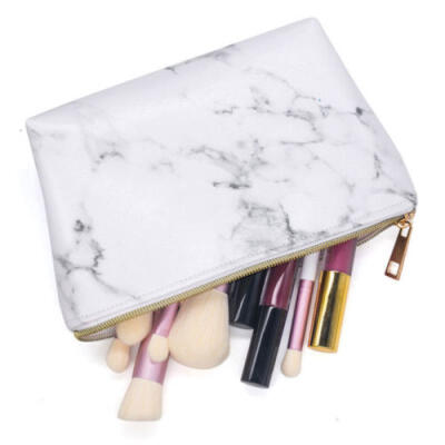 

Marble Multi-Function Purse Box Travel Makeup Cosmetic Bag Toiletry Pencil Case