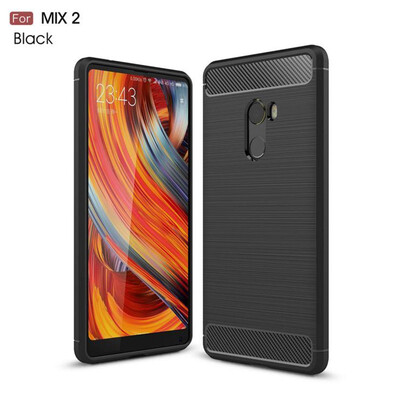 

Matte Business Phone Case For xiaomi MAX2 Dirt-Resistant Plain Carbon Fiber Soft Phone Case For xiaomi MAX2