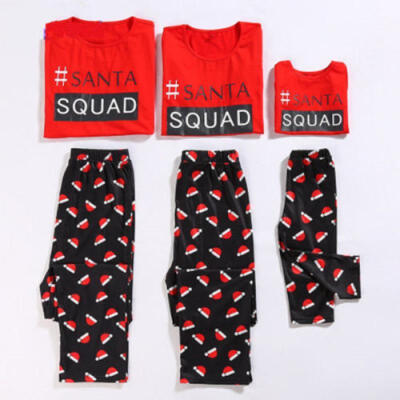 

XMAS Family Matching Christmas Pajamas Set Womens MensKids Sleepwear Nightwear