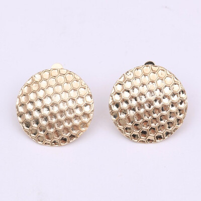 

Without piercing No Hole Earrings For women Gold Silver ring ear jewelry female brand exaggerated Big circle round