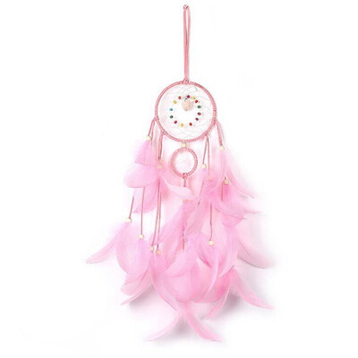 

Dream Catcher WITH Night Light Feathers Light Portable Handmade Night Light Wall Hanging Decoration Room Home Deco