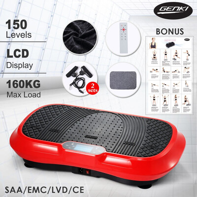 

200W Ultra Slim Vibration Trainer Plate Platform Body Shaper Exercise Machine