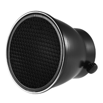 

96mm Reflector Diffuser Lamp Shade Dish with 60° Honeycomb Grid