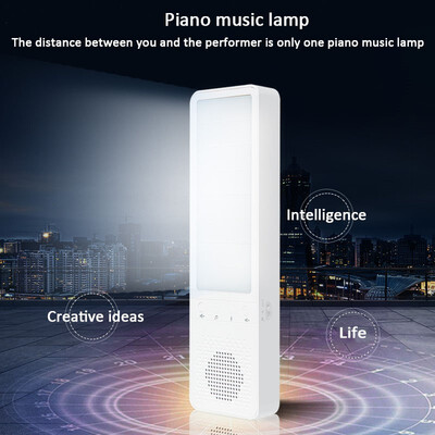

Interesting Lamp Cree Blind Headlamp Creative Bluetooth Music Lamp White Electronic Piano Playing Piano Music Lamp LED Light