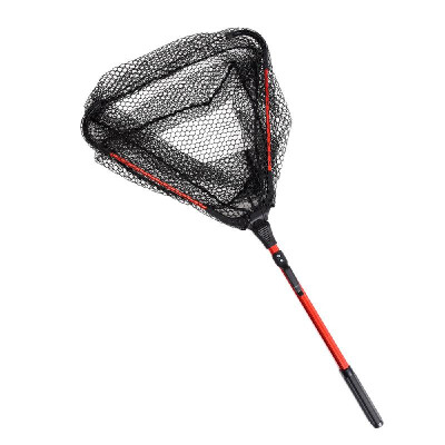 

Fishing Landing Net Portable Foldable Lightweight Net Nylon Mesh Fishing Brail Net Aluminum Alloy Frame Fishing Catching Releasing