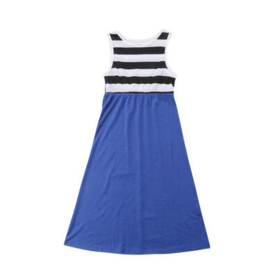 

AU Family Dress Mother Daughter Matching Girls Women Outfits Clothes Maxi Dress