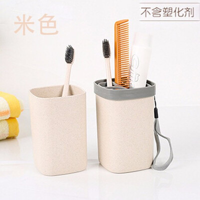 

Portable outdoor travel toothbrush cup set bathroom toothbrush holder environmental protection ABS material bathroom accessories