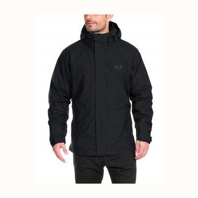 

JACK WOLFSKIN Mens Brooks Waterproof 3-in-1 Jacket New fashion breathable