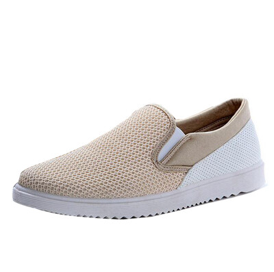 

Men Casual Moccasin Mesh Leather Driving Boat Shoes Slip On Soft Loafers Loafers