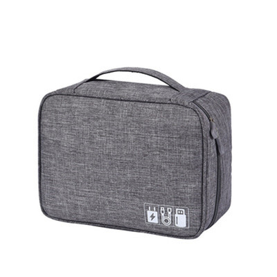 

2018 new data line charger storage bag portable waterproof mobile phone digital package