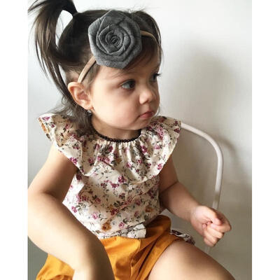 

2pcs Toddler Kid Baby Girl Summer Clothes Floral T Shirt Tops Shorts Outfits Set
