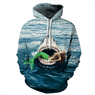 

QYDM0280Mens Hoodie 3D Printed Women Pullover Sweater