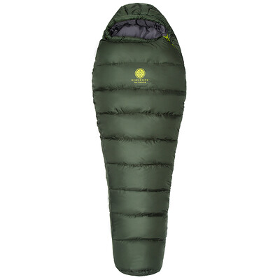 

Heavenly Rock HighRock outdoor camping couple around each other adult cotton sleeping bag -10 degrees left open fir green