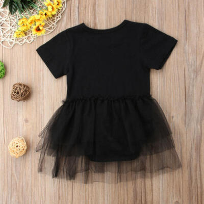 

AU Newborn Toddler Baby Girls Romper Jumpsuit Tulle Tutu Dress Outfits Sunsuit
