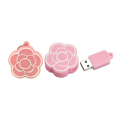 

4GB 8GB 16GB 32GB 64GB 128GBFlower Roses Model USB Flash Drive Pen Drive Flash PenDrives Memory USB 20 Stick USB Drive U Disk