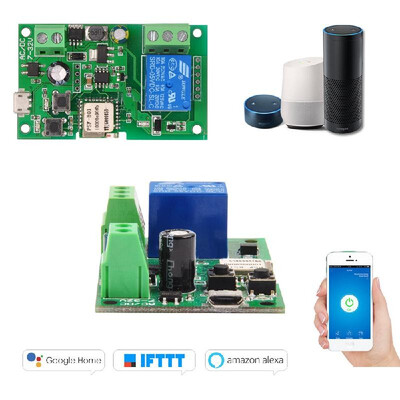 

Sonoff DC5V 12V 24V 32V Wifi Switch Wireless Relay Module Smart Home Automation Modules Timer Switch