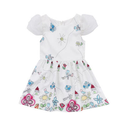 

Kids Baby Girls Tutu Party Dress Wedding Flower Lace Bridesmaid Princess Dress