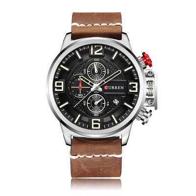 

Romacci CURREN Fashion Sport Men Watches Quartz 3ATM Water-resistant Man Wristwatch Relogio Musculino Chronograph