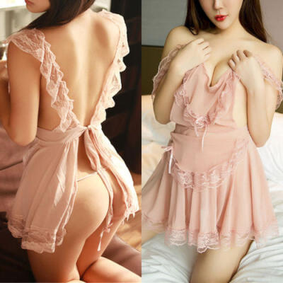 

SexyLingerie Lace Dress Babydoll Womens Underwear Nightwear Sleepwear Bodysuit