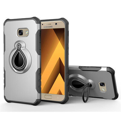 

Fivice Samsung Galaxy A5 2017 Case TPU Water Drop Ring Stand Car Power Magnetic Drop-proof Phone Case