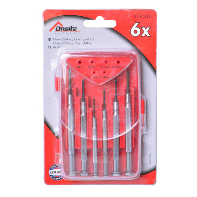 

Tactix 702513 Onsite Series 6 Piece Precision Screwdriver Set Small Screwdriver Small Screwdriver Repair Mobile Phone Tool Se