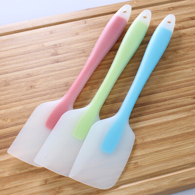 

1pc Bakeware Tools Silicone Spatula Kitchen Cake Scraper Delivered Color by Randomly