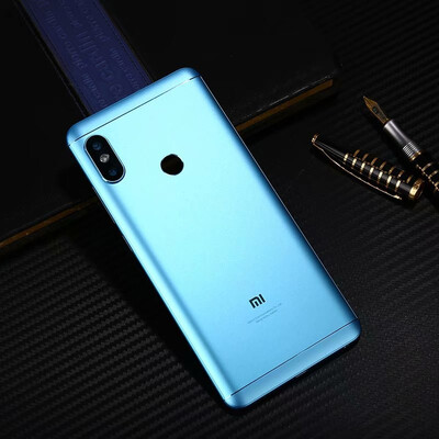 

Fecoprior Original Housing For Xiaomi Redmi Note 5 Pro Note5 Metal Battery Back Cover Case With Buttons Camera Lens Part