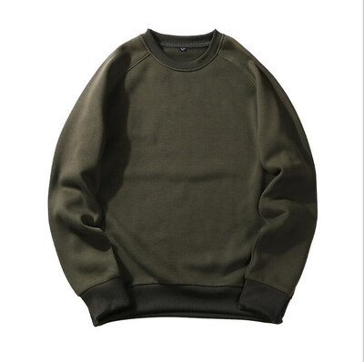 

European&American mens shirts solid color sweater 8 colors