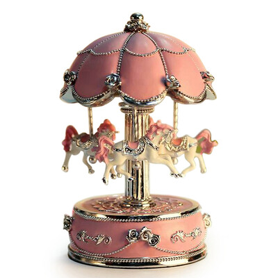 

Rumored merry-go-round karaoke music box eight-tone box birthday Valentine&39s Day Valentine&39s Day gift to send girlfriend girl girlfriend creative expression white wife girl school gift