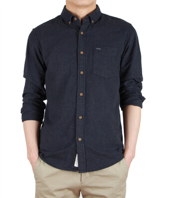 

BIIFREE Men's Clothing Navy Men's Shirts Casual Button-Down Long Sleeve Shirts 100% COTTON