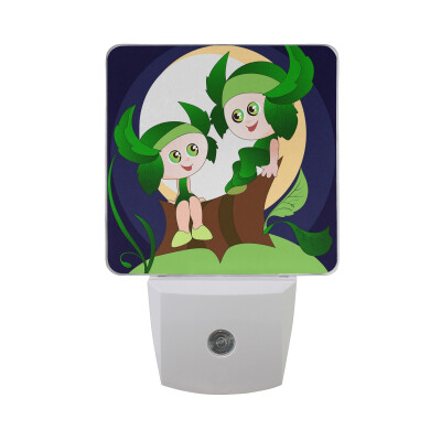 

ALAZA LED Night Light With Smart Dusk To Dawn SensorSt Patricks Day Icons Plug In Night Light